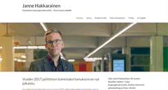 Desktop Screenshot of jannehakkarainen.fi