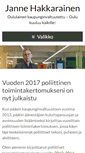 Mobile Screenshot of jannehakkarainen.fi