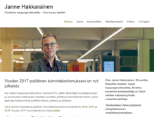 Tablet Screenshot of jannehakkarainen.fi